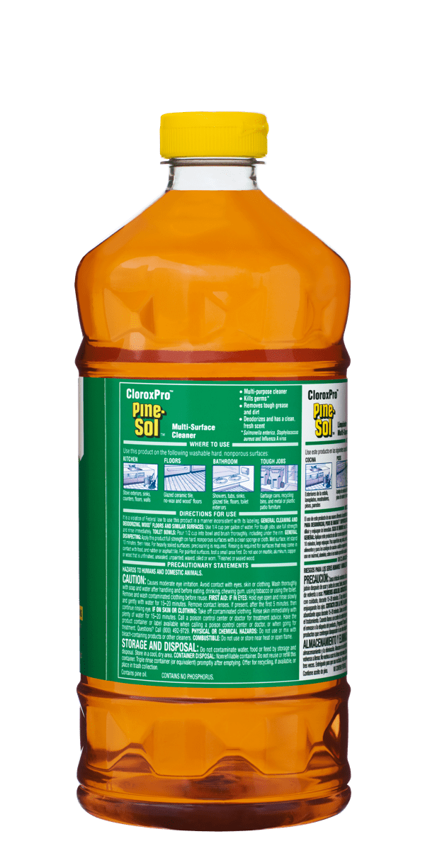 Can You Use Pine Sol On Wood Tables Pine Sol Multi Surface Multipurpose Cleaners Cloroxpro