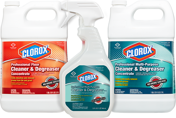 Clorox® Cleaners & Degreasers - Industrial Cleaning | CloroxPro