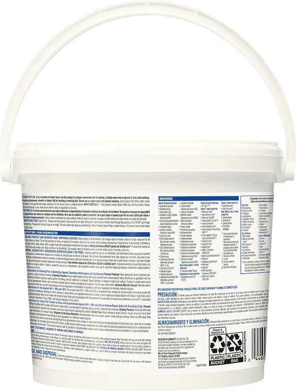 Clorox Healthcare 68832 Bleach Germicidal Disinfectant Cleaner 32 Fl Oz  Pull-Top, Liquid, (6 per Case)